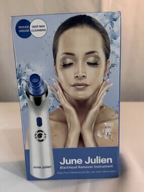 Blackhead Remover Vacuum - June Julien Facial Pore Cleanser Electric Acne